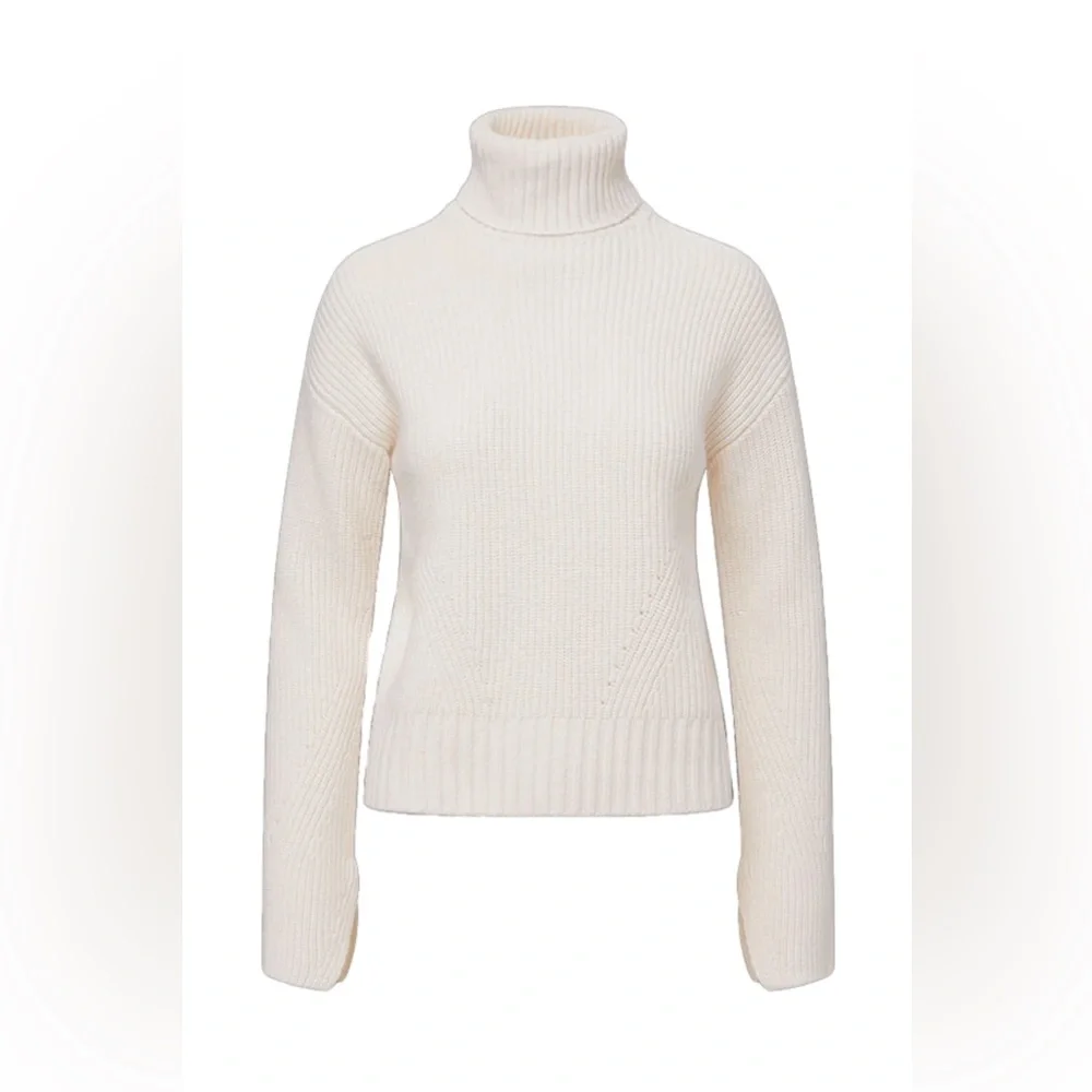 Veronica Beard Ecru Matilda Wool Cashmere Sweater | XS - Picture 3 of 13